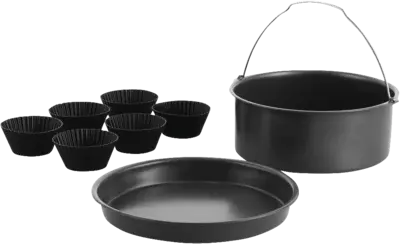 BK Connect Airfryer accessoires 8-delige bakset