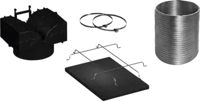 Bosch DWZ1GK1U2 Reciculatieset/diagonale wandschouwkappen Serie 2