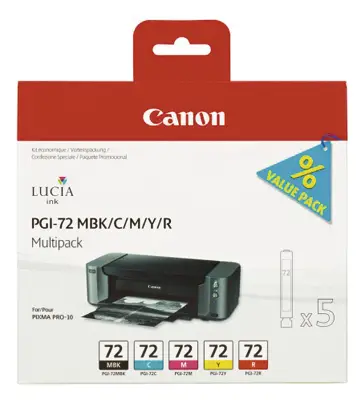 Canon PGI-72 MBK/C/M/Y/R Multi Pack