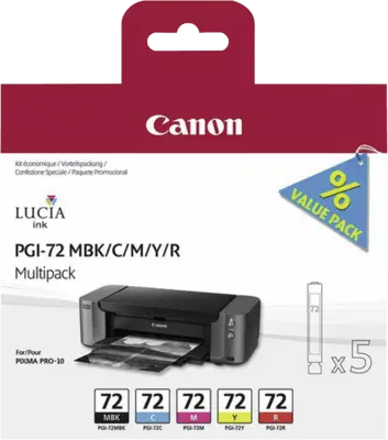 PGI-72 MBK/C/M/Y/R Multi Pack