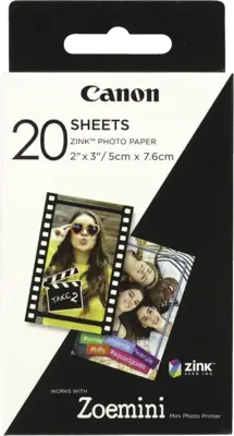 Canon Zink Papier ZP-2030 20 vel
