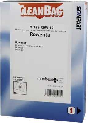 CleanBag 2682209129 Stofzak Rowenta Silence Force
