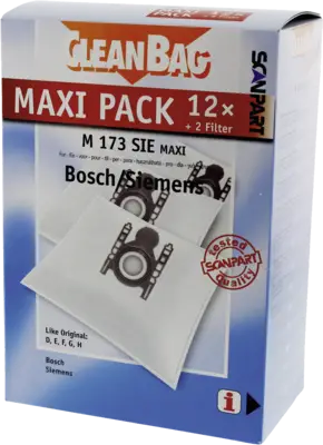 CleanBag 2687438173 Stofzak B/S D/E/F/G/H Maxi