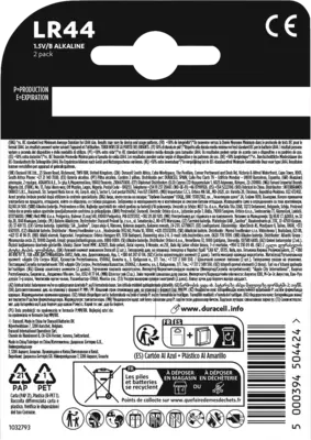 knoopcel alkaline electronics LR44 2pack