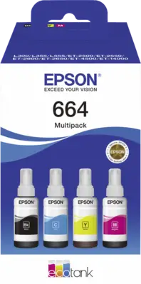 Epson 664 EcoTank Multipack 4x70ml