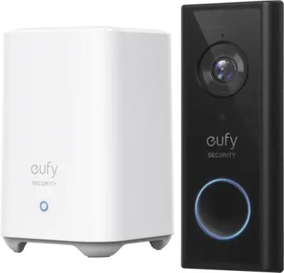Eufy Eufy Video Doorbell 2K (Battery-Powered) met Homebase
