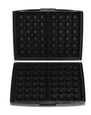 Fritel Set bakplaten Brusselse/Luikse wafels 4 x 6