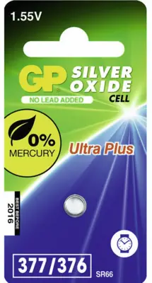 GP Battery GP KNOOPCEL ZILV. D377/SR66