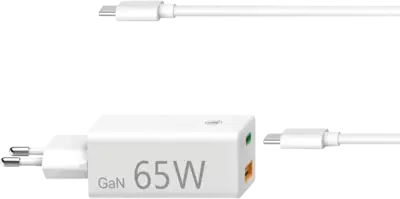 Hama 200016 USB-C Notebook-Netadapt., 65W, GaN