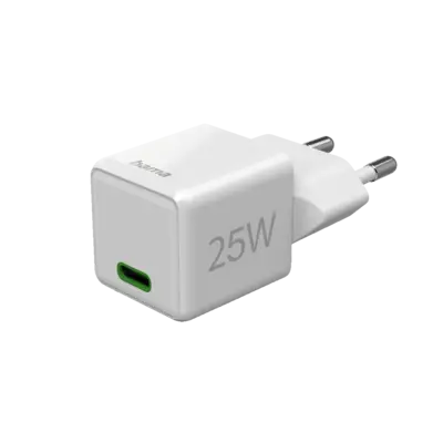 Hama Super-Mini-Charger, PD/Qualcomm, USB-C 25W