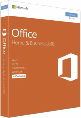 Microsoft Office Thuisgebruik & Zelfstandigen 2016 1-PC