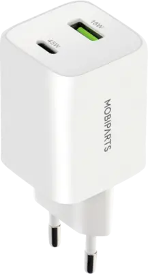 Mobiparts GaN Wall Charger USB-C/USB-A PD 3.0/QC 45W