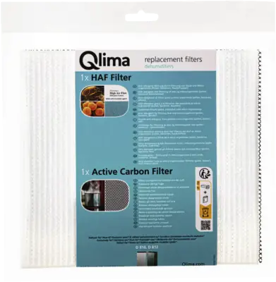 Qlima HAF en koolstoffilter (compleet) D 81x