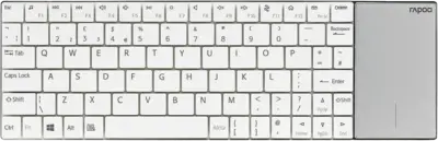 Rapoo E2710 Wireless Multimedia Touchpad Keyboard