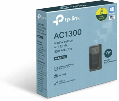 AC1300 Mini Wireless MU-MIMO USB Adapter WLAN