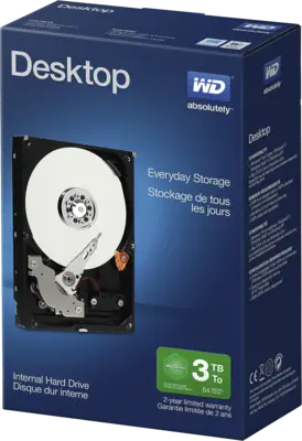 Western Digital WD Blue Desktop 3TB Retail Kit