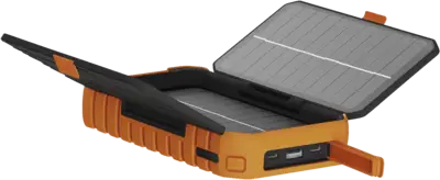 Rugged Power Pack, solar module, 10.000mAh